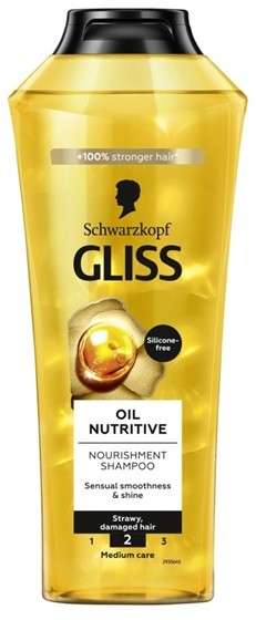 Gliss Kur šampon na vlasy 400ml Oil Nutritive Gliss Kur šampon na vlasy 400ml Oil Nutritive - Kosmetika Pro ženy Vlasová kosmetika Šampóny